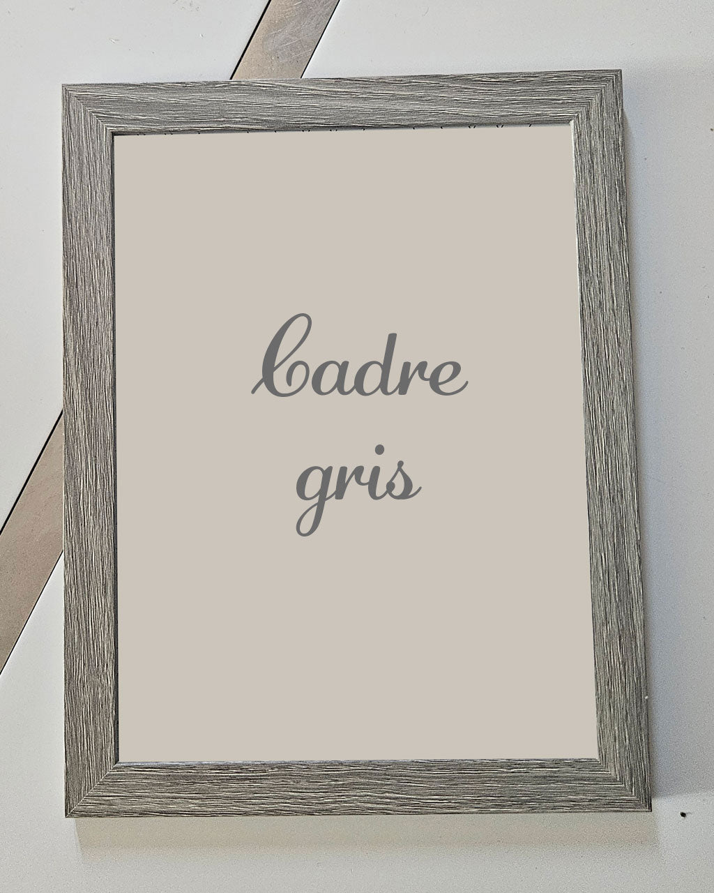 Cadre photo gris