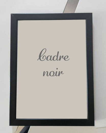 Cadre photo noir
