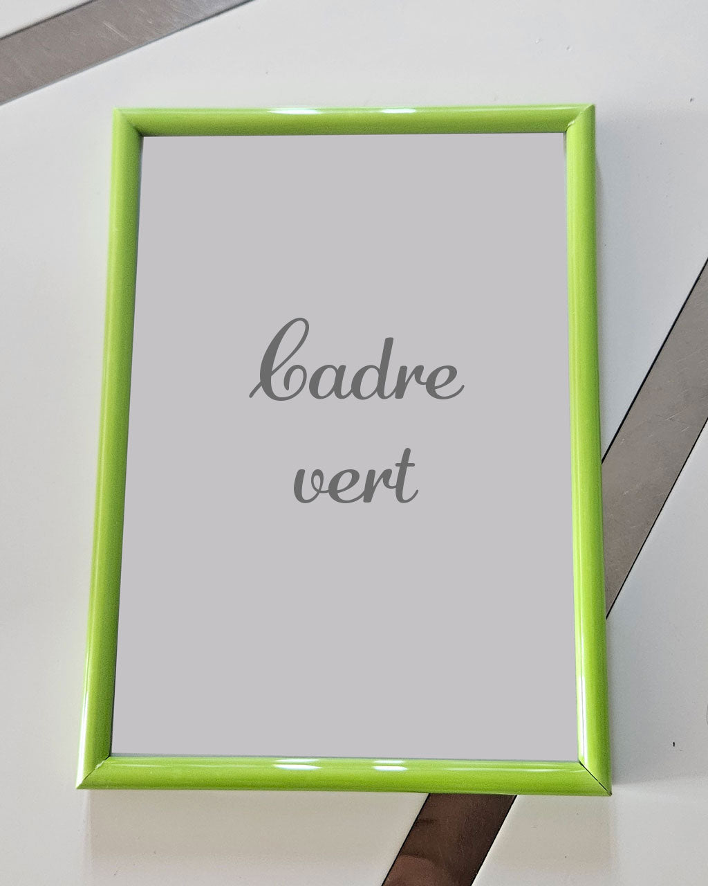 Cadre photo vert