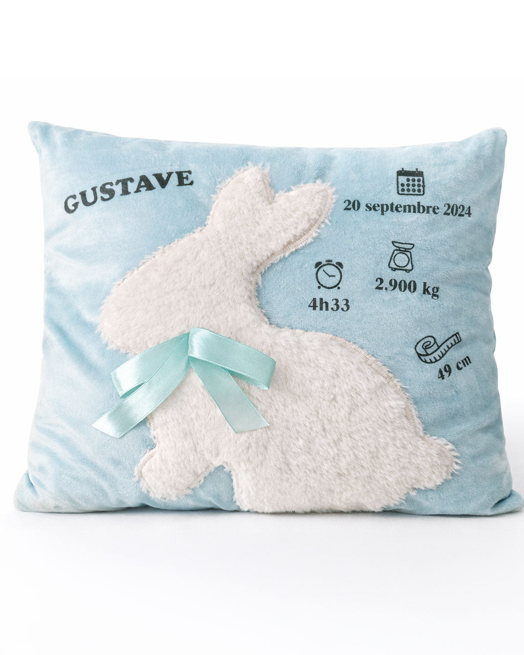 Coussin personnalisable naissance - 2