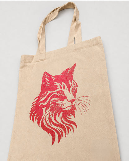 Tote bag personnalisable motif chat - 2