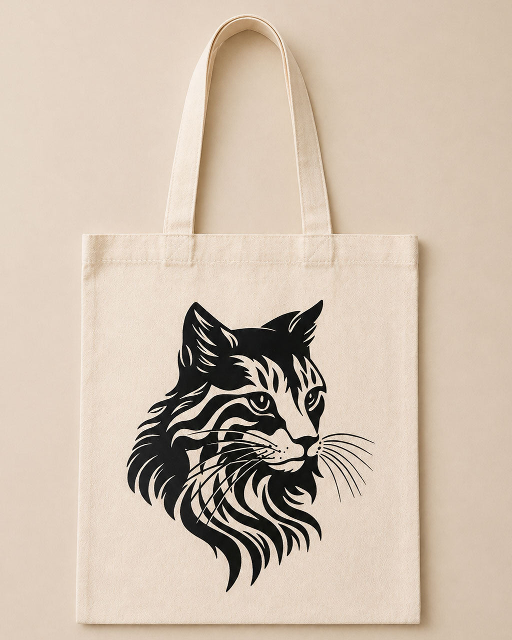 Tote bag chat noir