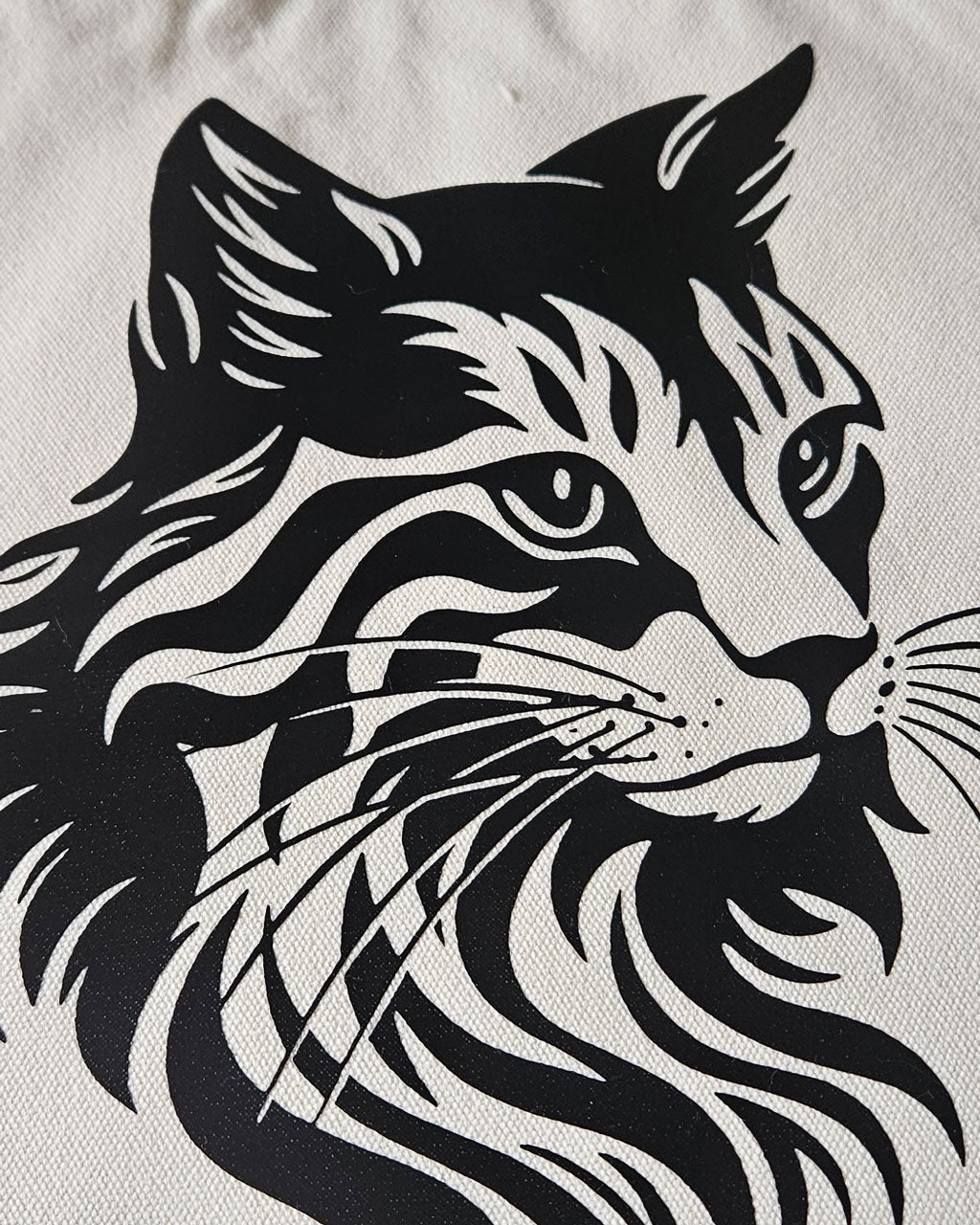 Tote bag chat noir