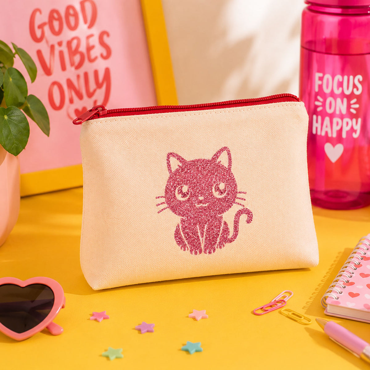 Trousse personnalisée thème chat - 3