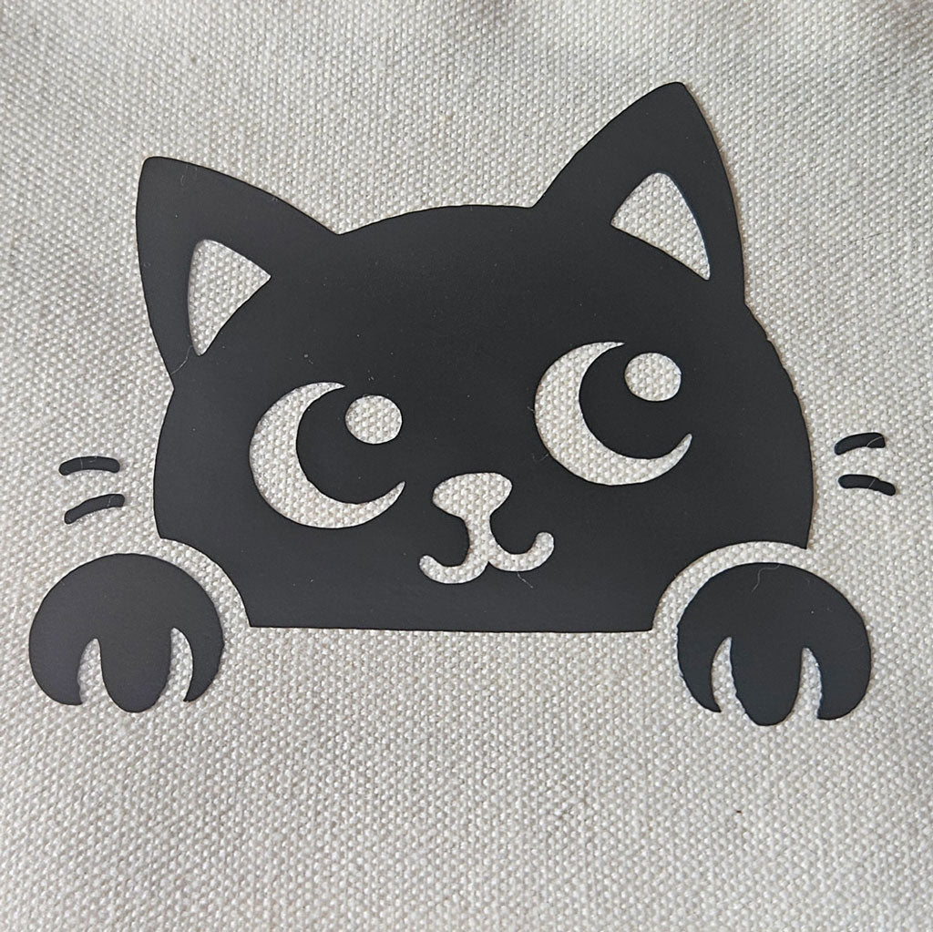 Trousse chat couleur noire