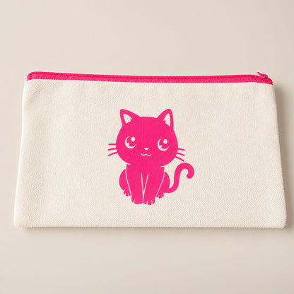 Trousse chat rose